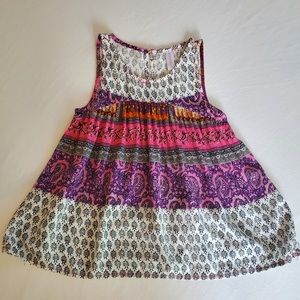 Girls Paisley Print Blouse